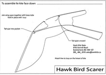 Load image into Gallery viewer, Peregrine Pro Hawk Kite - includes spars - no flying line